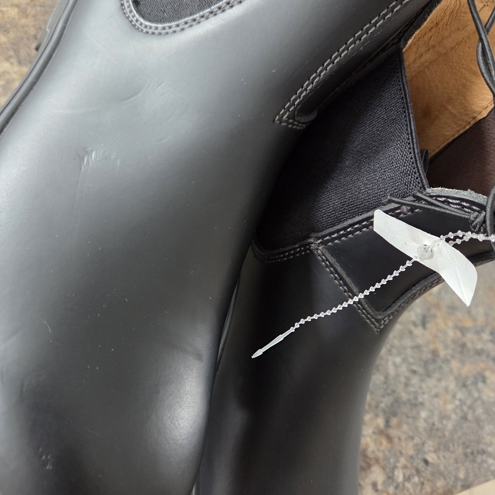 Prospector Size 8 Men's NEW Black Leather Boots - Picture 7 of 10